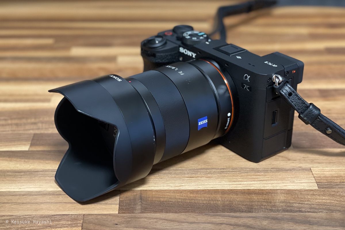 Sony α7C IIとSonnar T* FE 55mm F1.8 ZA