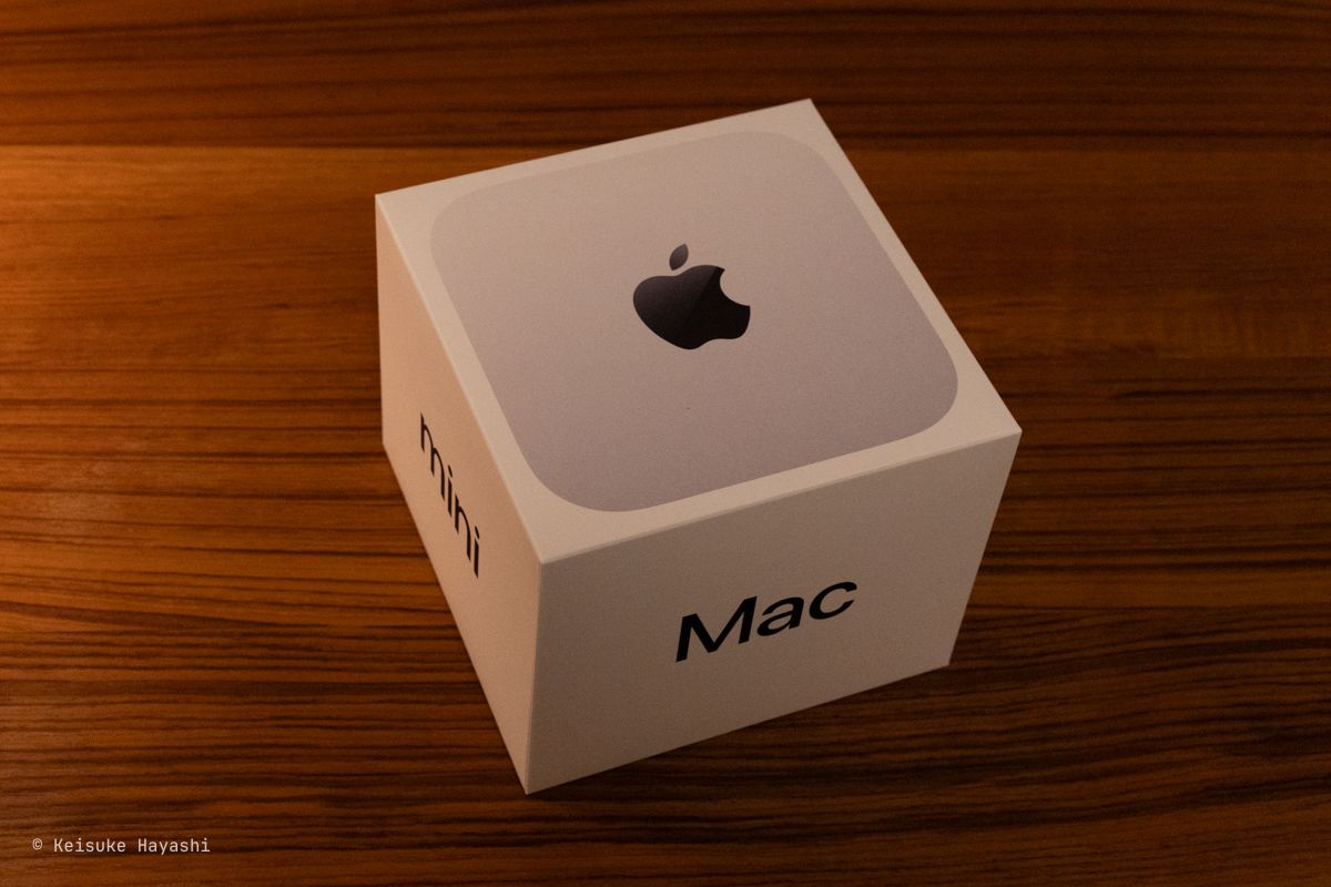 Mac miniの箱
