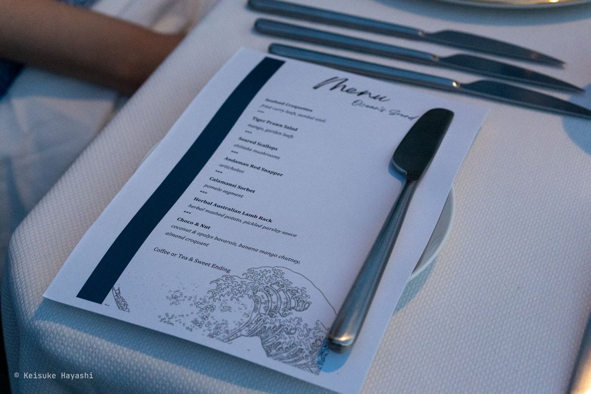 当日のコース料理メニュー