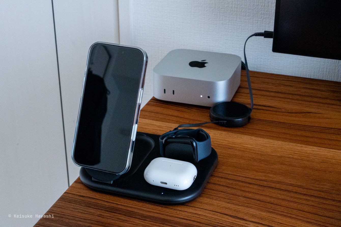 充電器｜Belkin Qi2 3-in-1折りたたみ式充電パッド