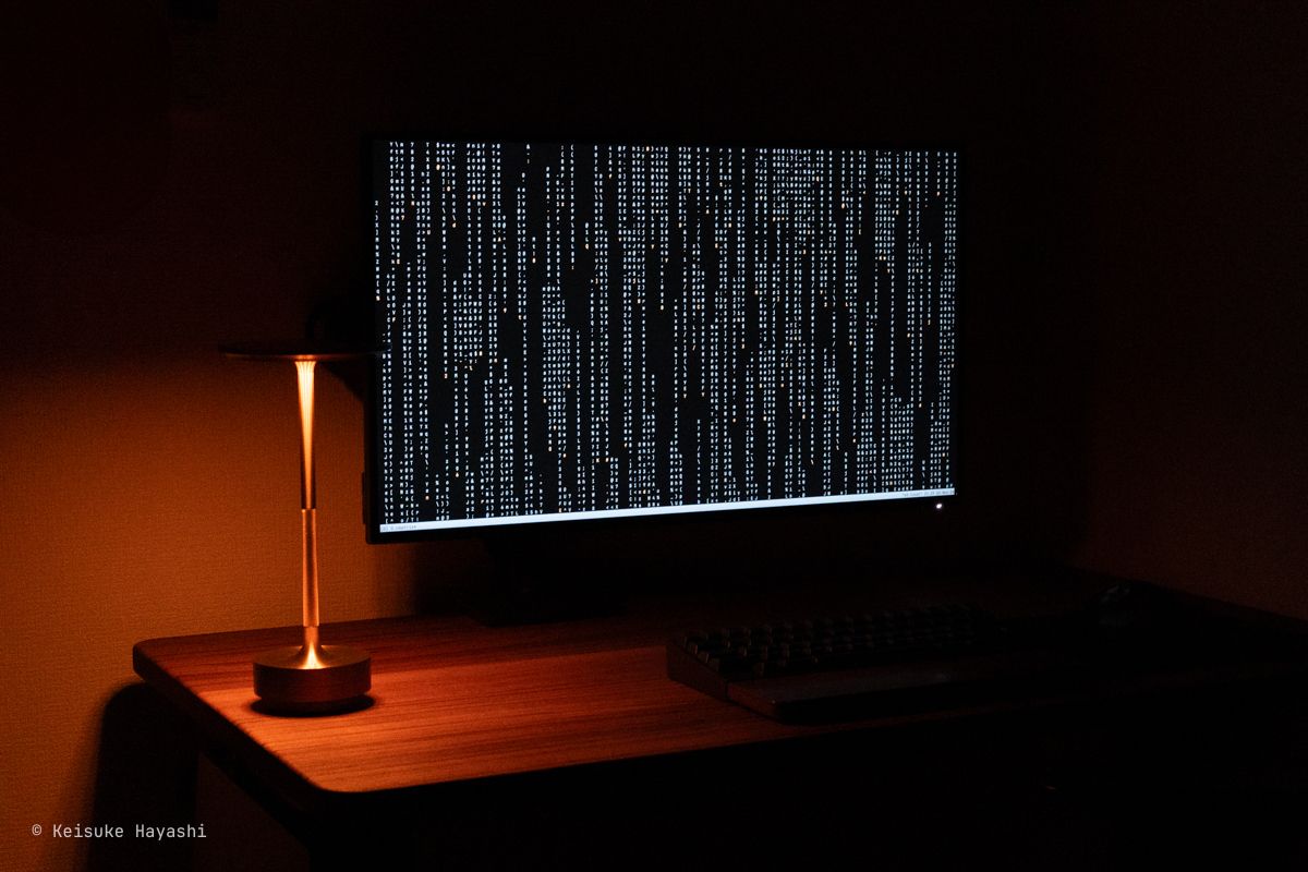 デスクの全体像