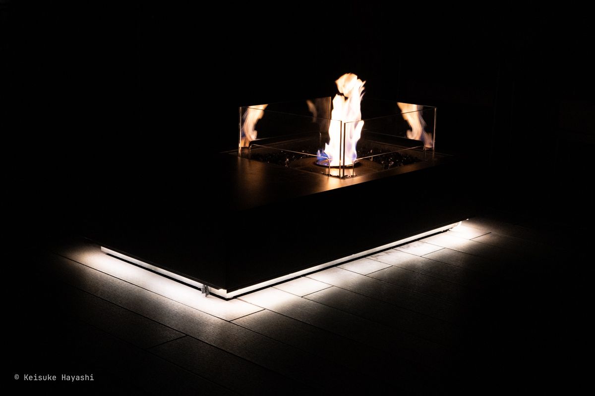 ビューテラスの焚き火